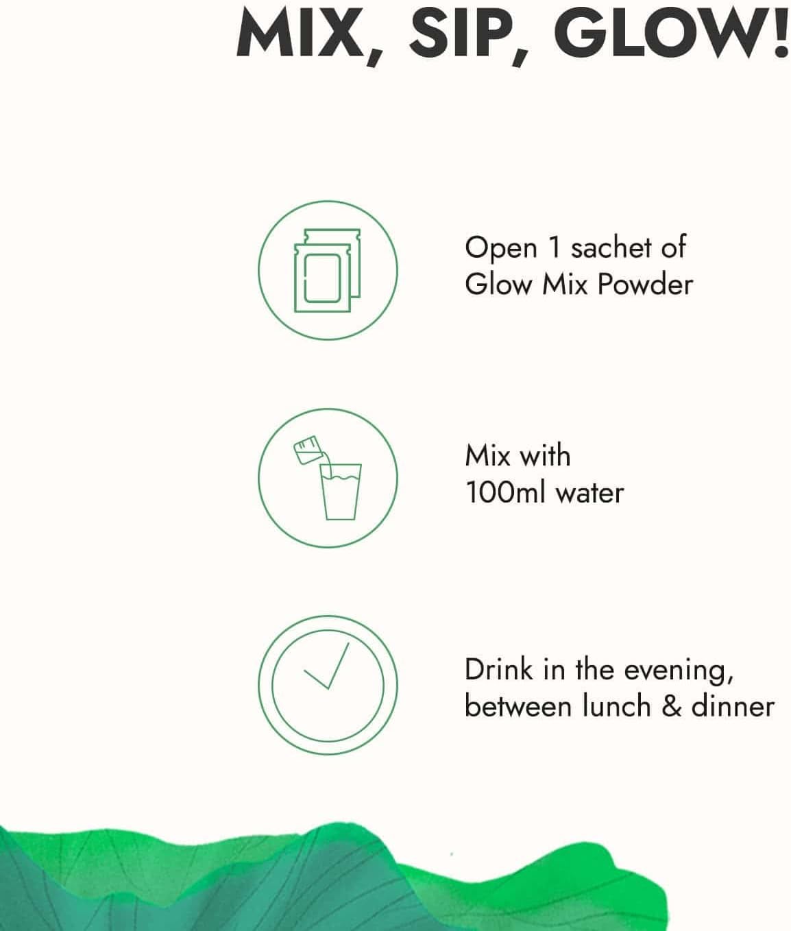 مجموعة "غلو": سيروم كومكومادي من كابيفا سكين ريتوالز 30 مل + مزيج "غلو" من كابيفا بالورد والشاتافاري والرمان 30 كيس