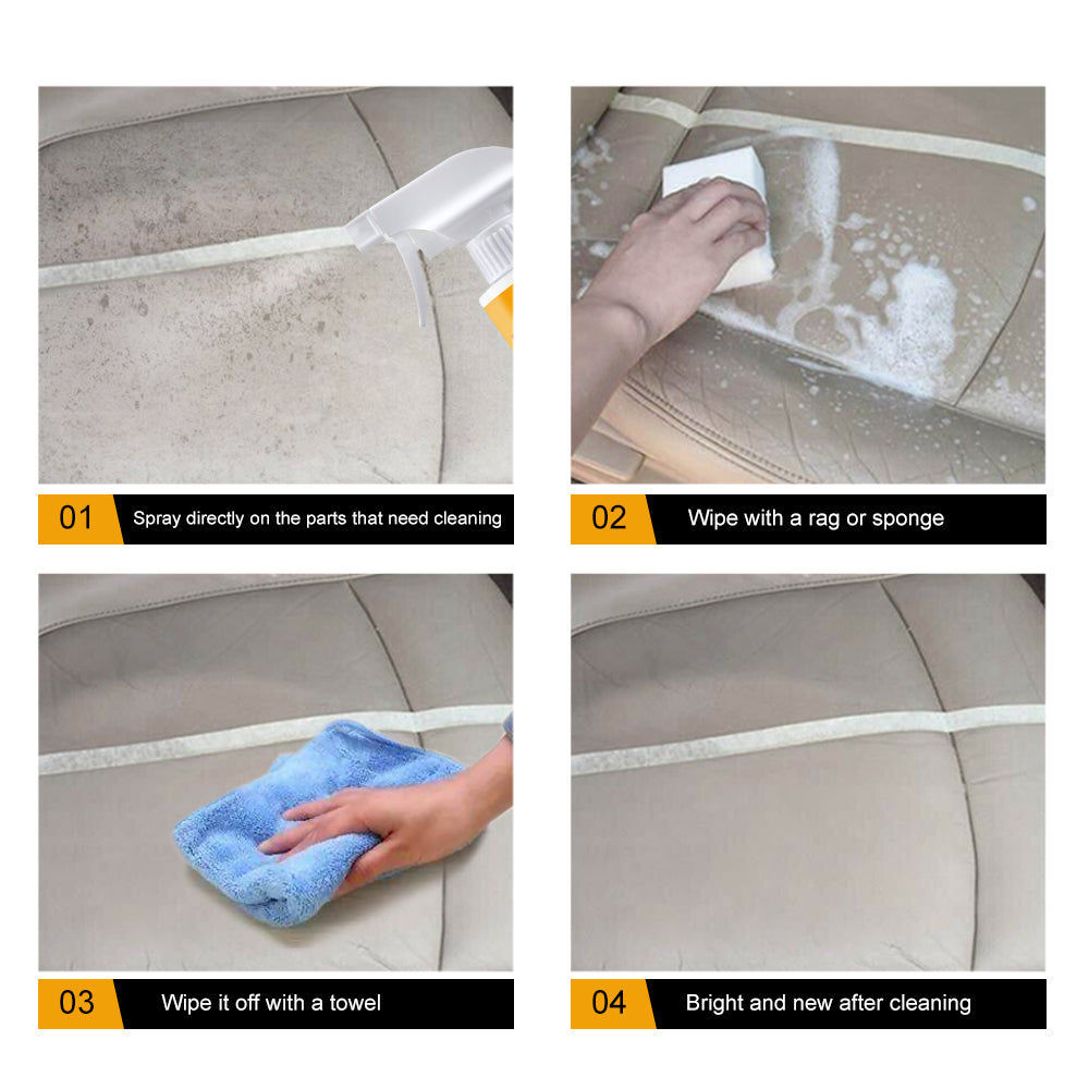 Car Seat Cleaning Foam, Multi-Purpose Interior Decontamination, Safe and Fast ,250ml
