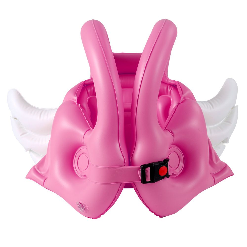 Kids Swim Vest Inflatable Swimming Ring Angel Wing Pool Float For Water Activities