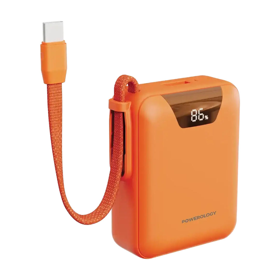Powerology York 10000mAh Power Bank, Compact Portable Design
