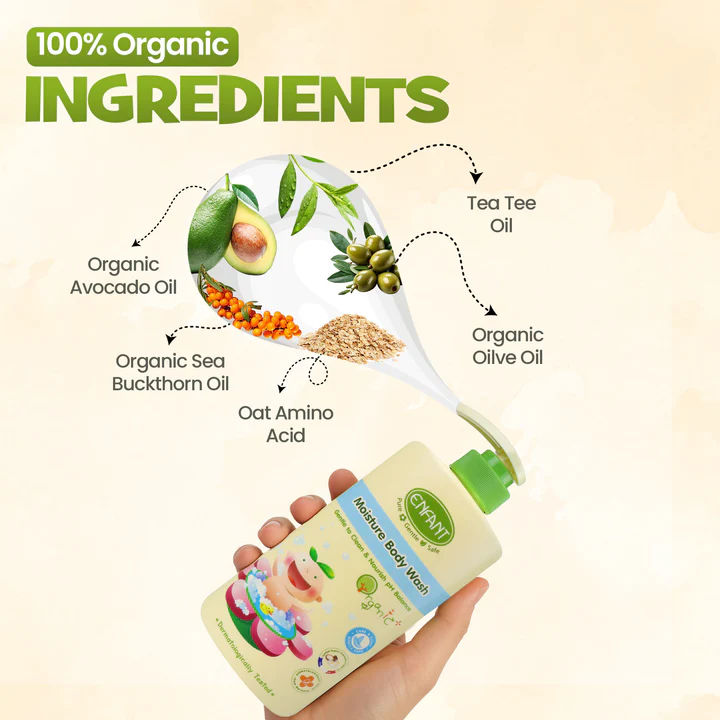 ENFANT - Organic Plus Moisturizing Body Wash 500ml