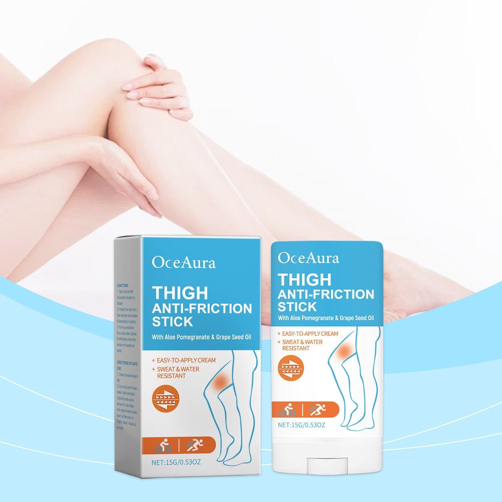 Body Care Moisturizing Anti-Friction Balm, Skin Nourishing, Non-Greasy, Sweat-Resistant ,15g