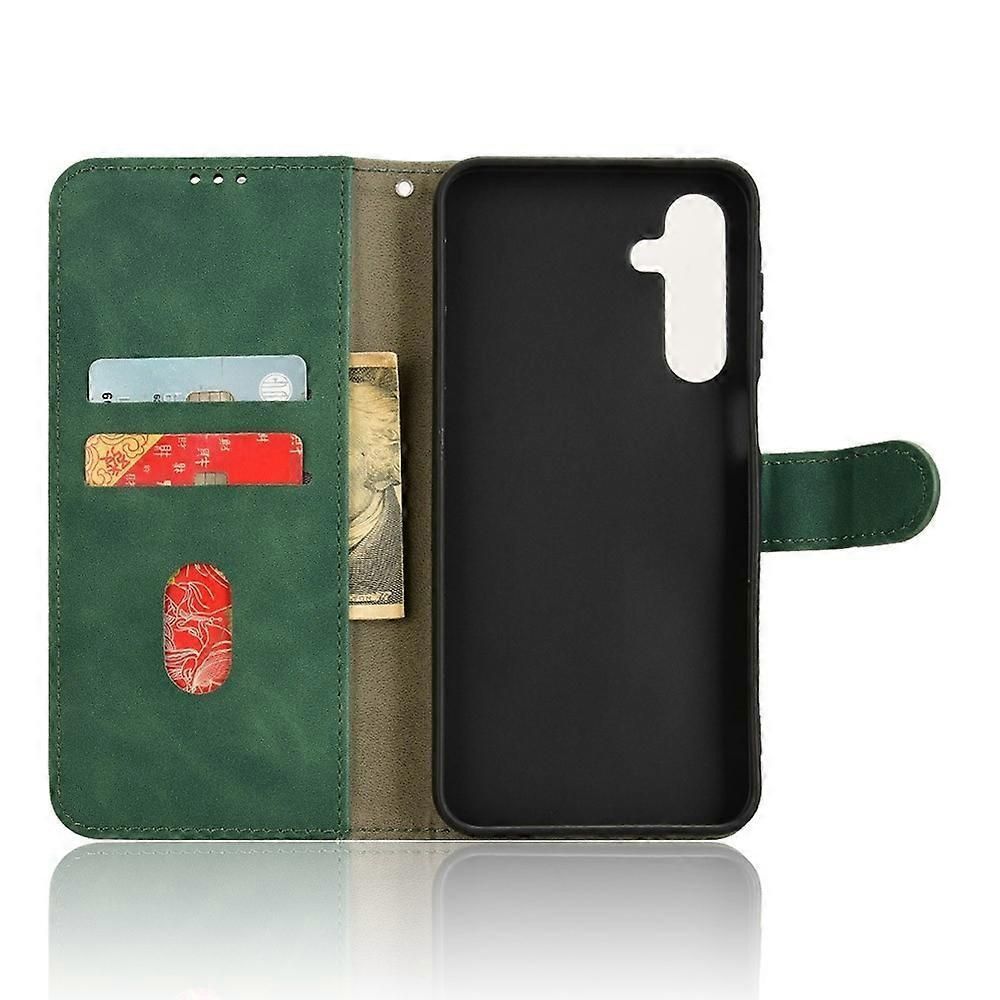 For Samsung Galaxy A16 5G Leather Case Skin-Feel Anti-Drop Wallet Flip Phone Cover