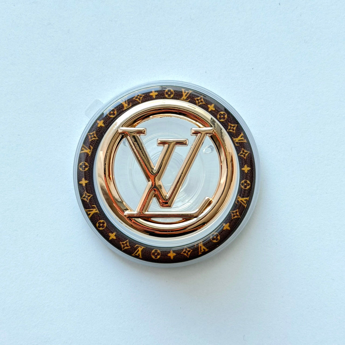 LV Monogram Gold Magsafe Phone Grip