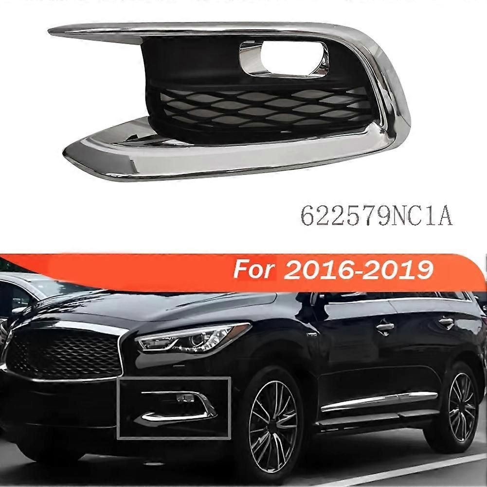 622579NC1A Front Left Fog Lamp Frame Front Bumper Fog Light Cover Foglight Grille for Infiniti QX60 2016-2019