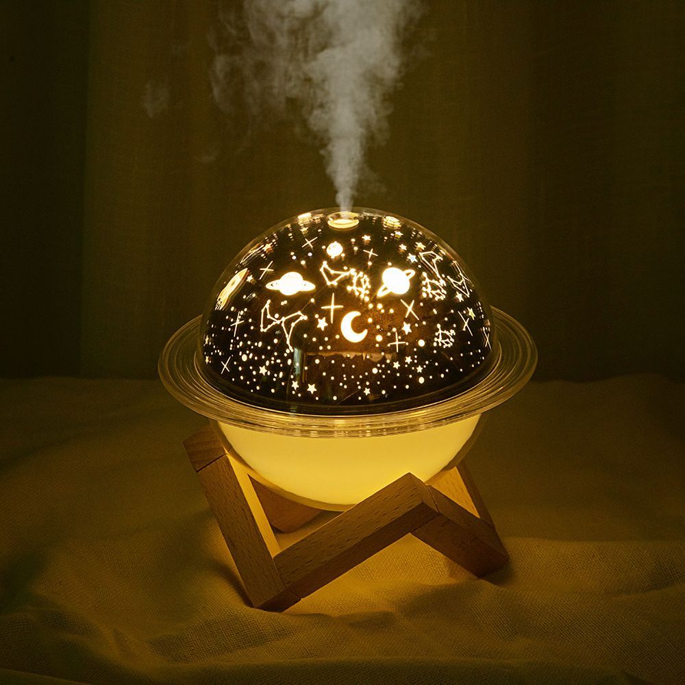 Planet Humidifier Household Aroma Diffuser Night Light Air Diffuser Mist Purifier Spray