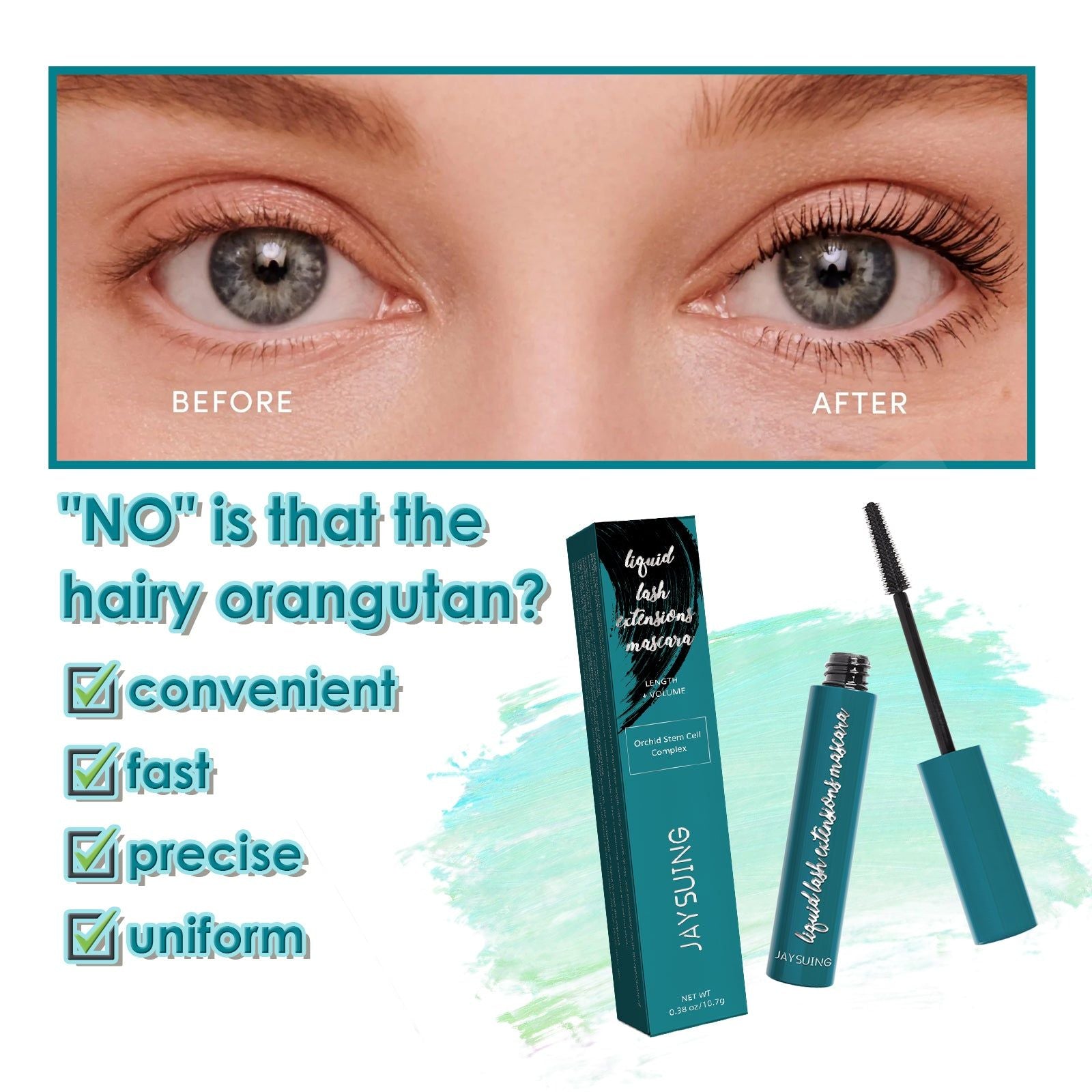 Boost Your Look with Thick, Slender Eyelashes, Long Lasting Curling Mascara ,10.7g