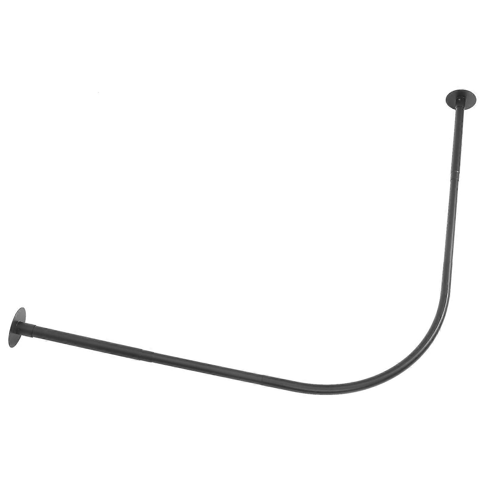 Adjustable Curved Shower Curtain Rod for Bathroom Use