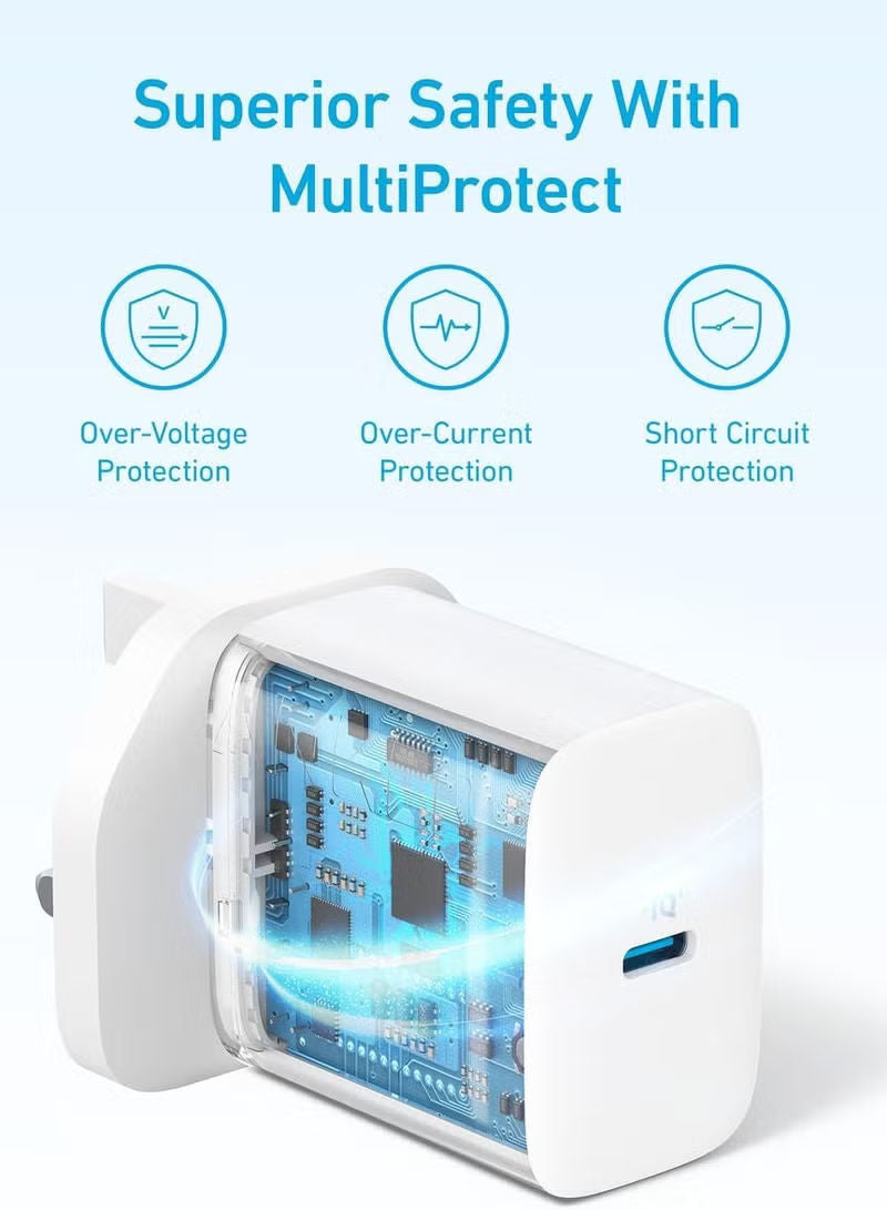 Anker Charger High-Speed USB-C (20W) White - A2347