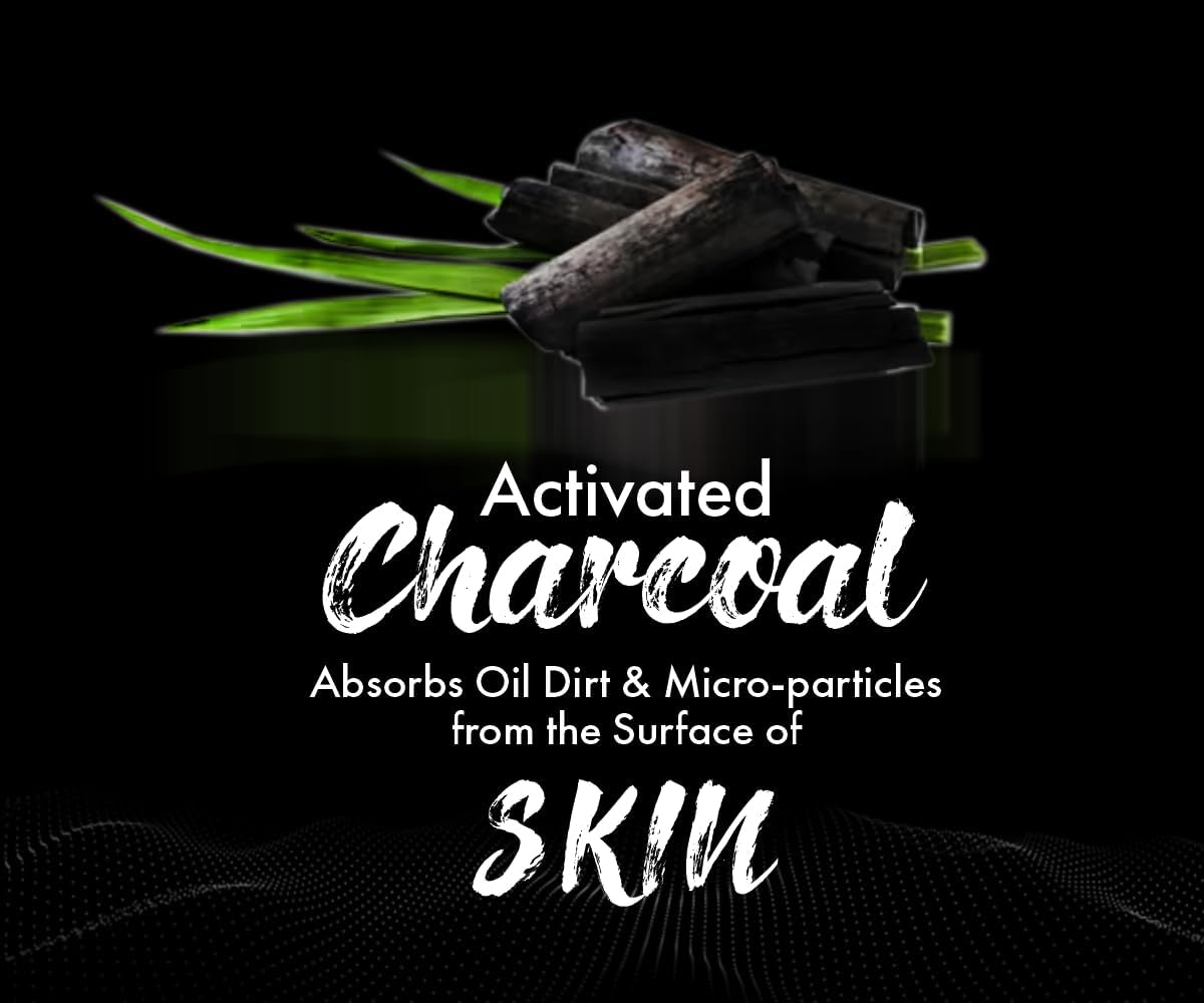 Urban Gabru Activated Charcoal Face Wash for Men 120 gm