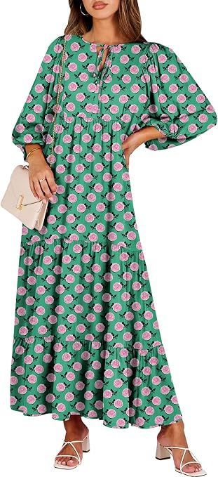 Elegant Solid-Color Tie-Waist Maxi Dress