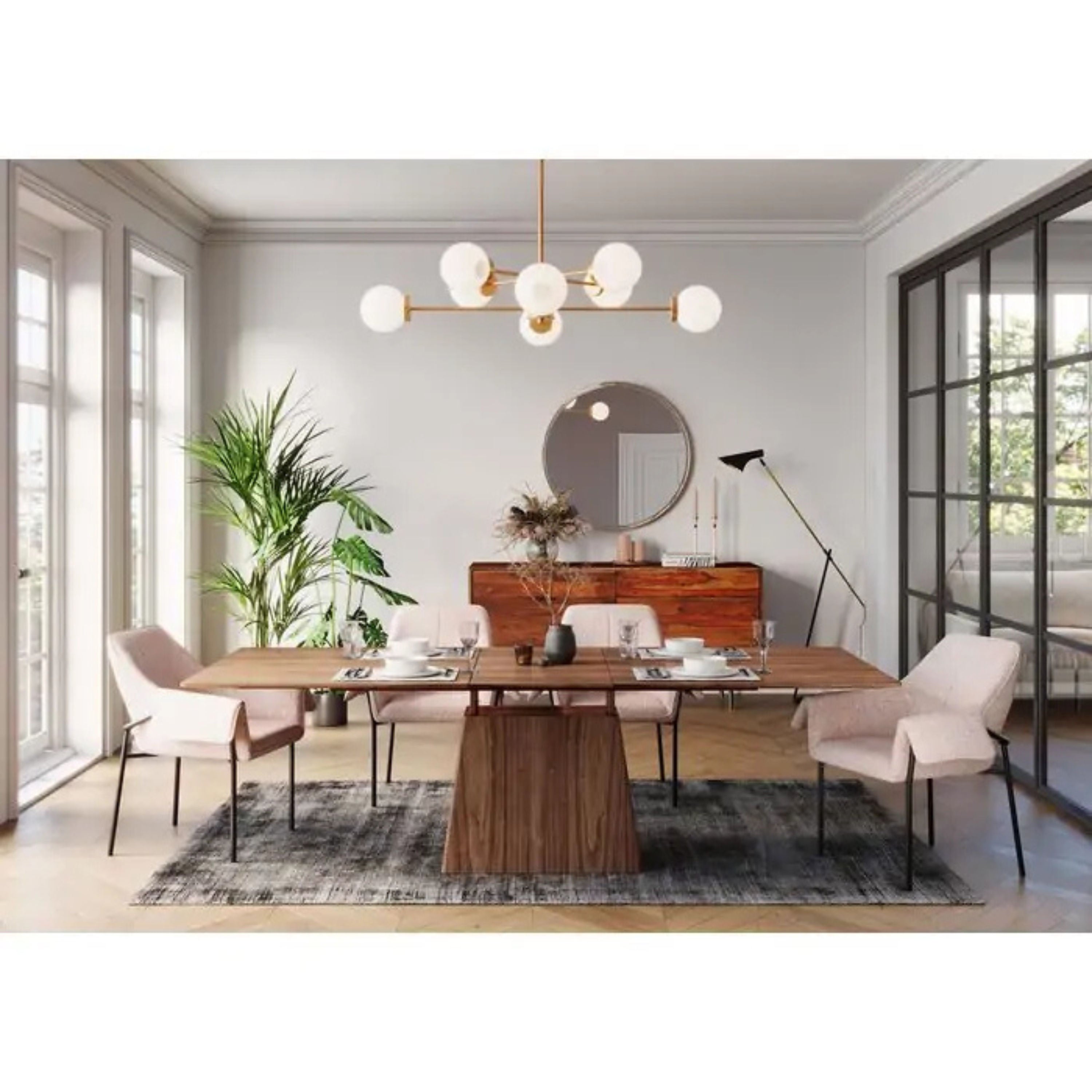 Extension Table Benvenuto Walnut 200-250cm