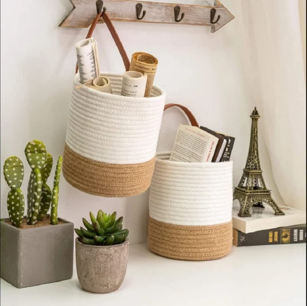AIESY® Modern Home Handcrafted Rope Plant Hanging Basket