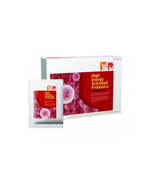 بروبيوتيك بيولاين المنشط للكلاب والقطط - 25 غرام