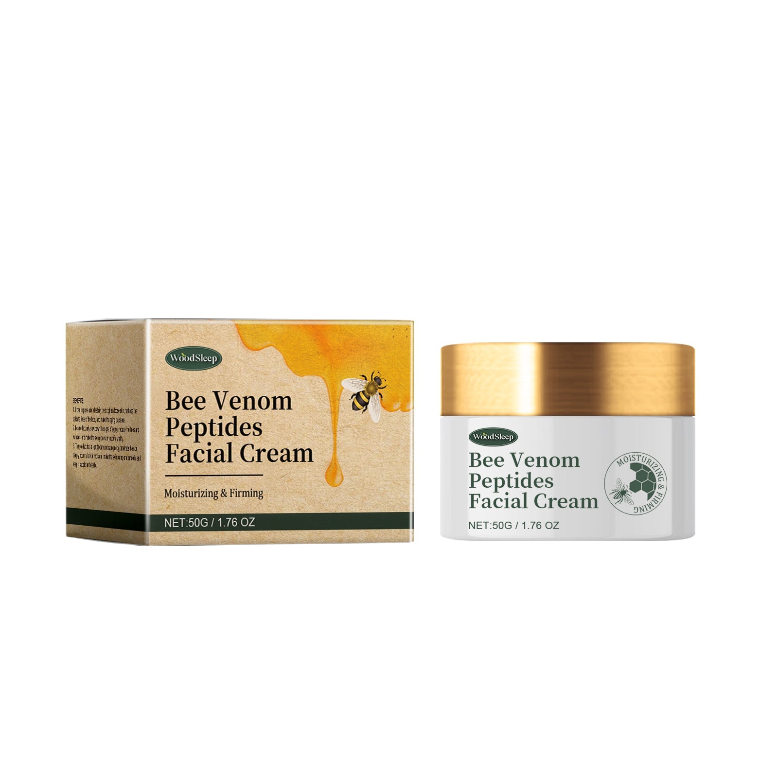Revitalize Your Skin with Bee Venom Anti-Wrinkle Cream, Firming and Moisturizing ,50g