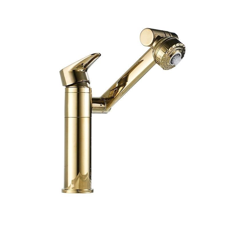 Bathroom Hot Cold Faucet, Specification: Short HT-87590 Short HT-87590