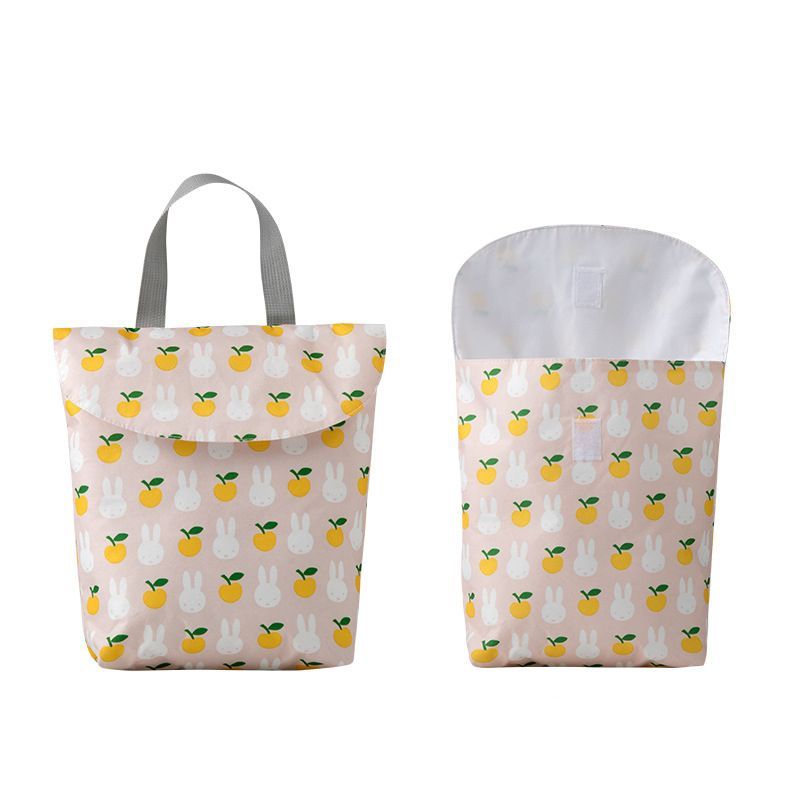 2Pcs Baby Diaper Bag Portable Waterproof Hanging Storage Pouch Tote For Outing