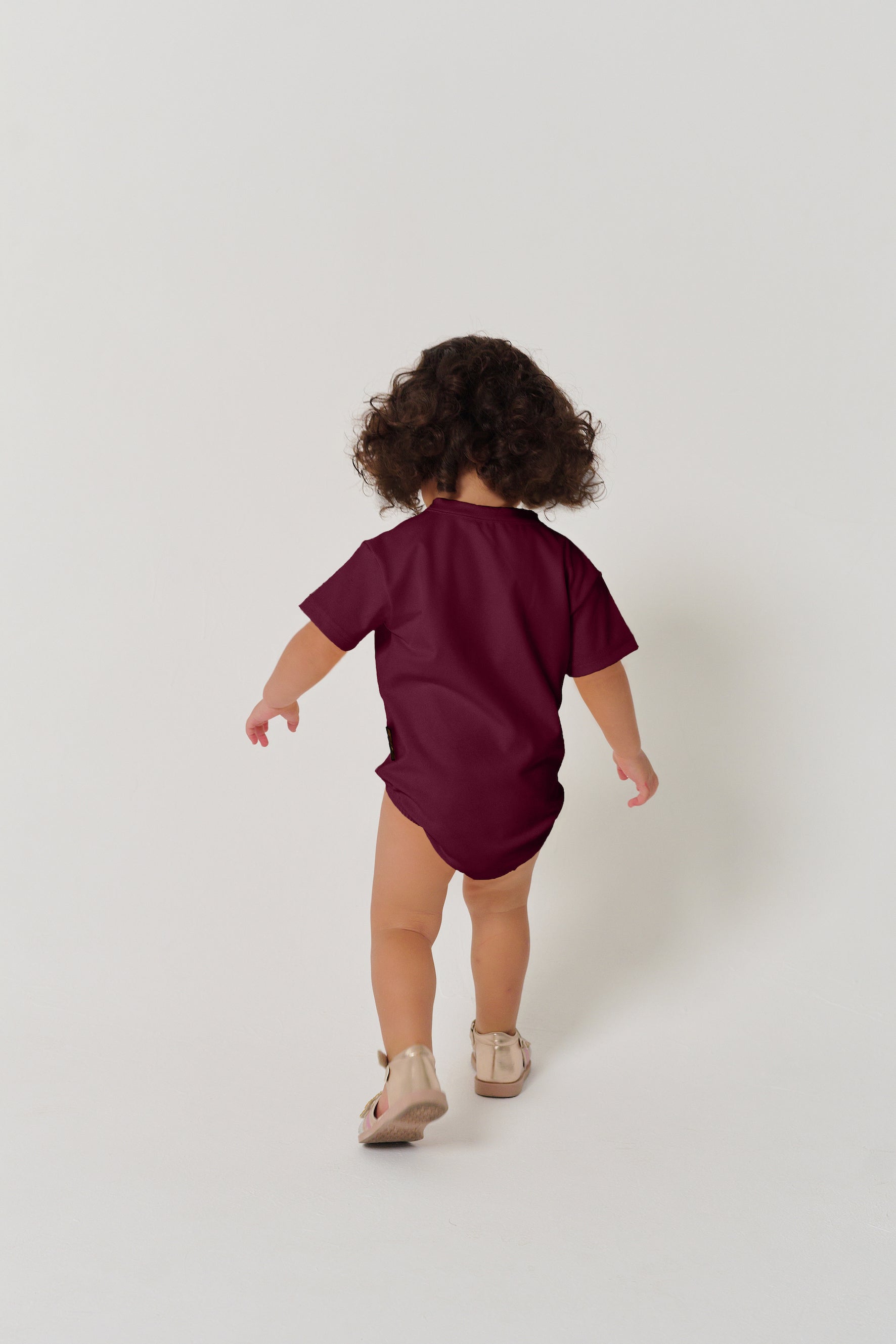 MULU Classic Unisex Baby Romper - Maroon