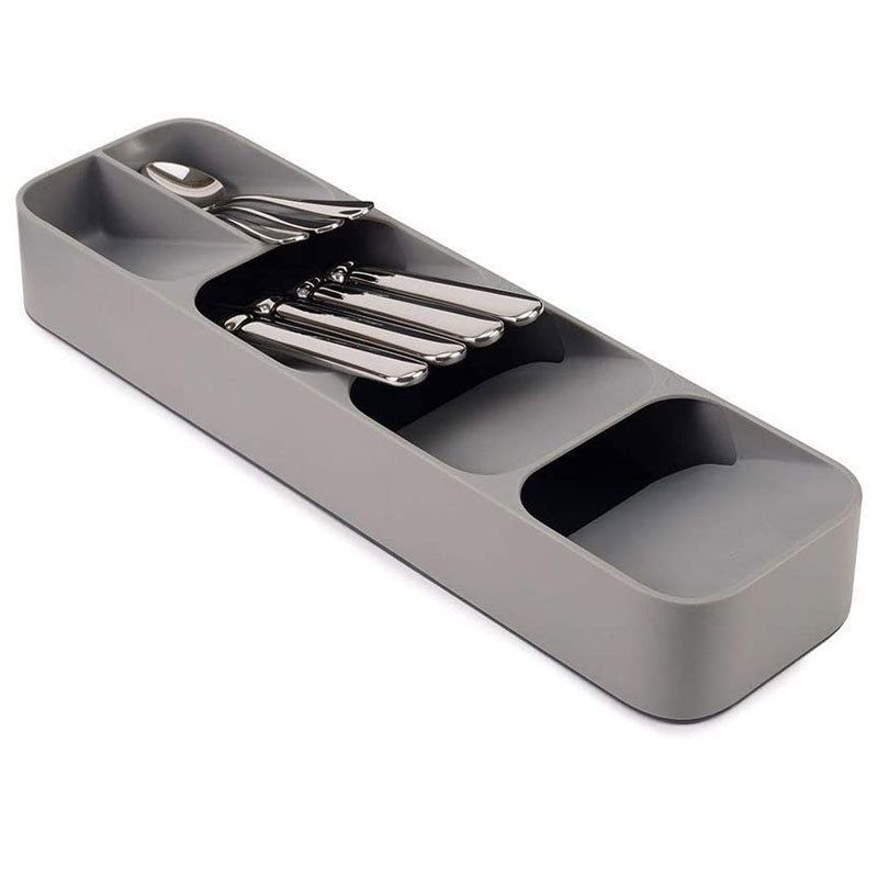 Cutlery Storage Box Tableware Organizer Kitchen Flatware Drawer Tray Forks Knives Storage Box