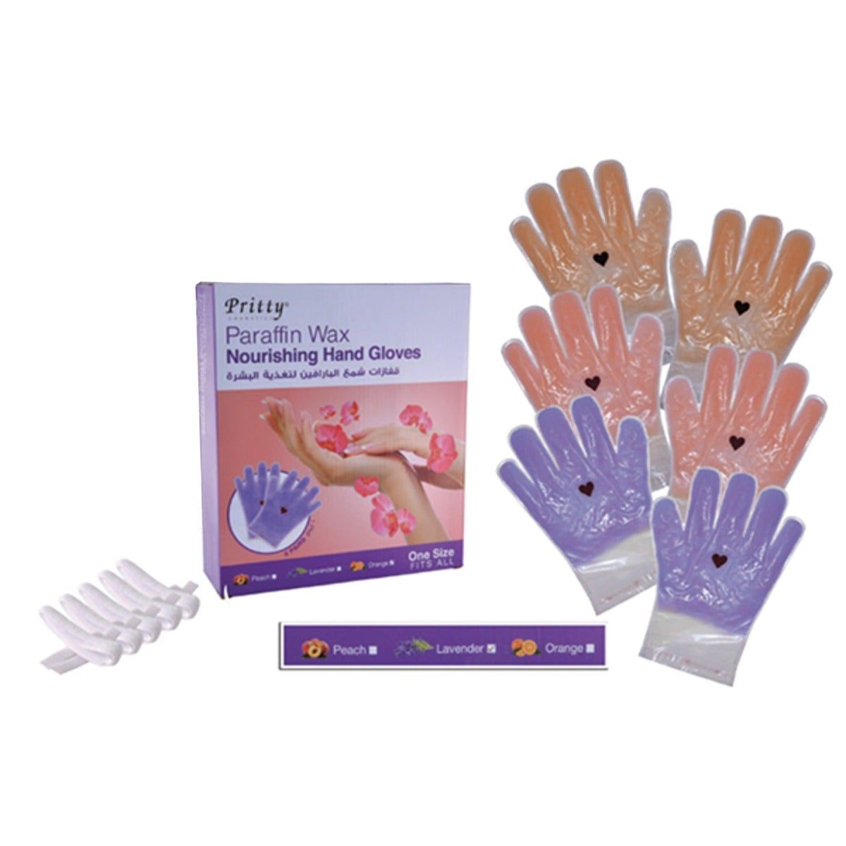 Pritty Paraffin Wax Nourishing Gloves Box 1x6, 1 Pack