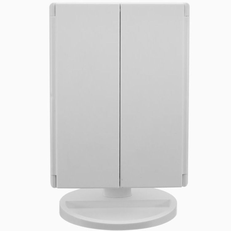 Makeup Mirror Foldable Triple Vanity Mirror With 22 LED Lights 2x 3X Magnification