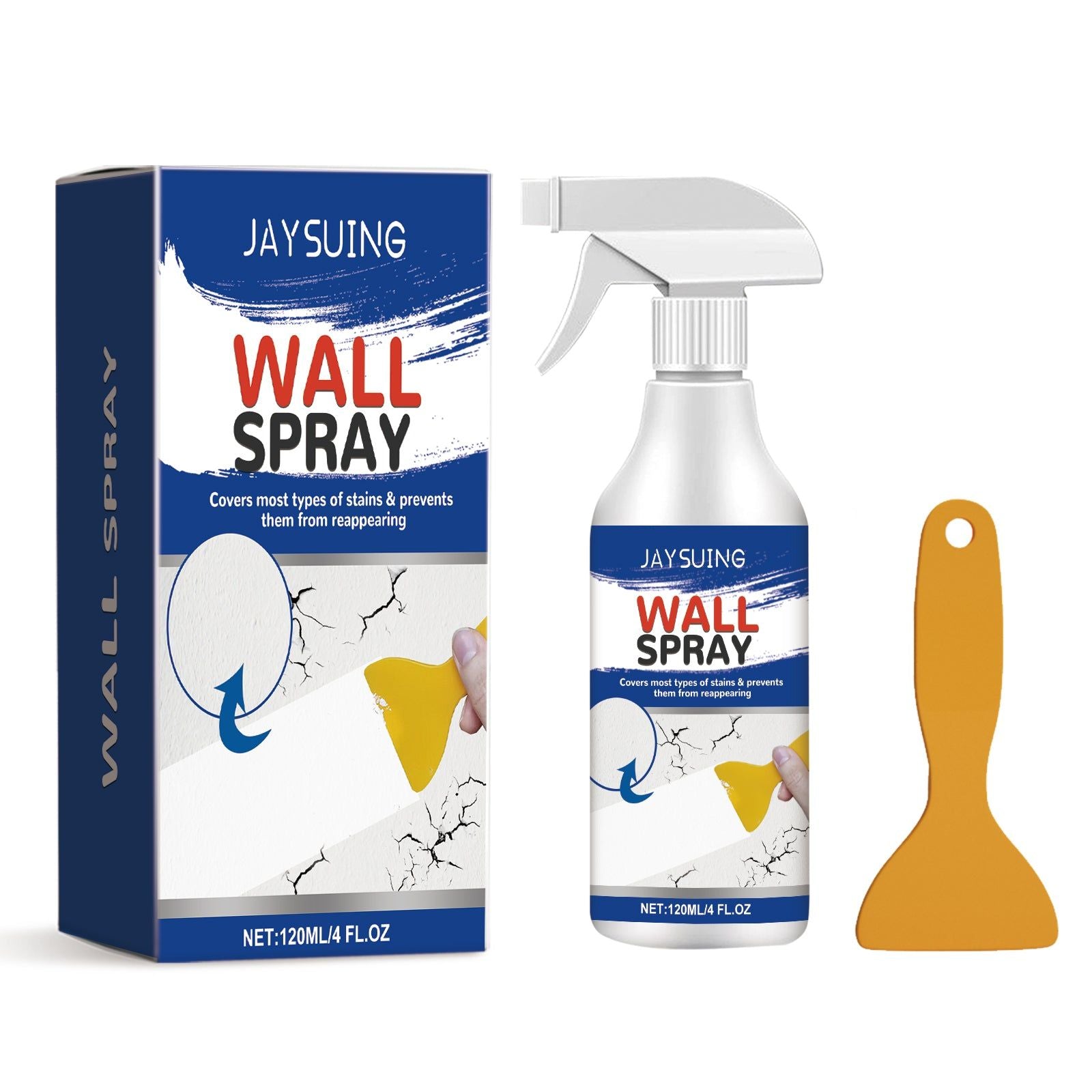 Transform Your Walls with Fast Waterproof Wall Finish Spray, Easy Renovation ,1set