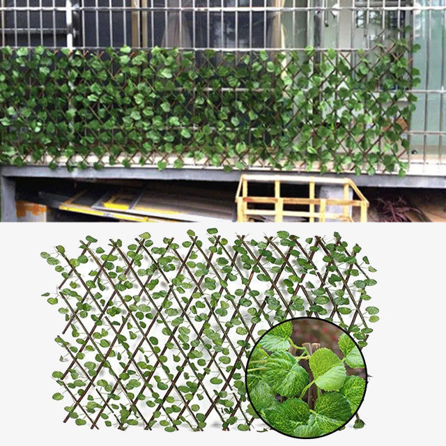 1 Piece Artificial Garden Plant Fence Décor - Realistic Outdoor Decorative Wall for Garden & Patio