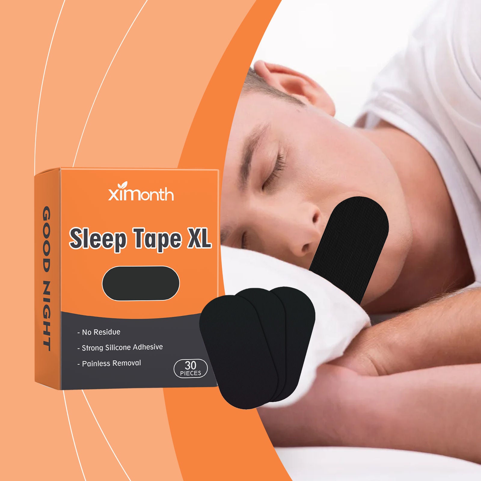 Anti-Snoring Sleep Patch, Sleep Care, Quiet Night, Breathable, Comfortable ,30pcs