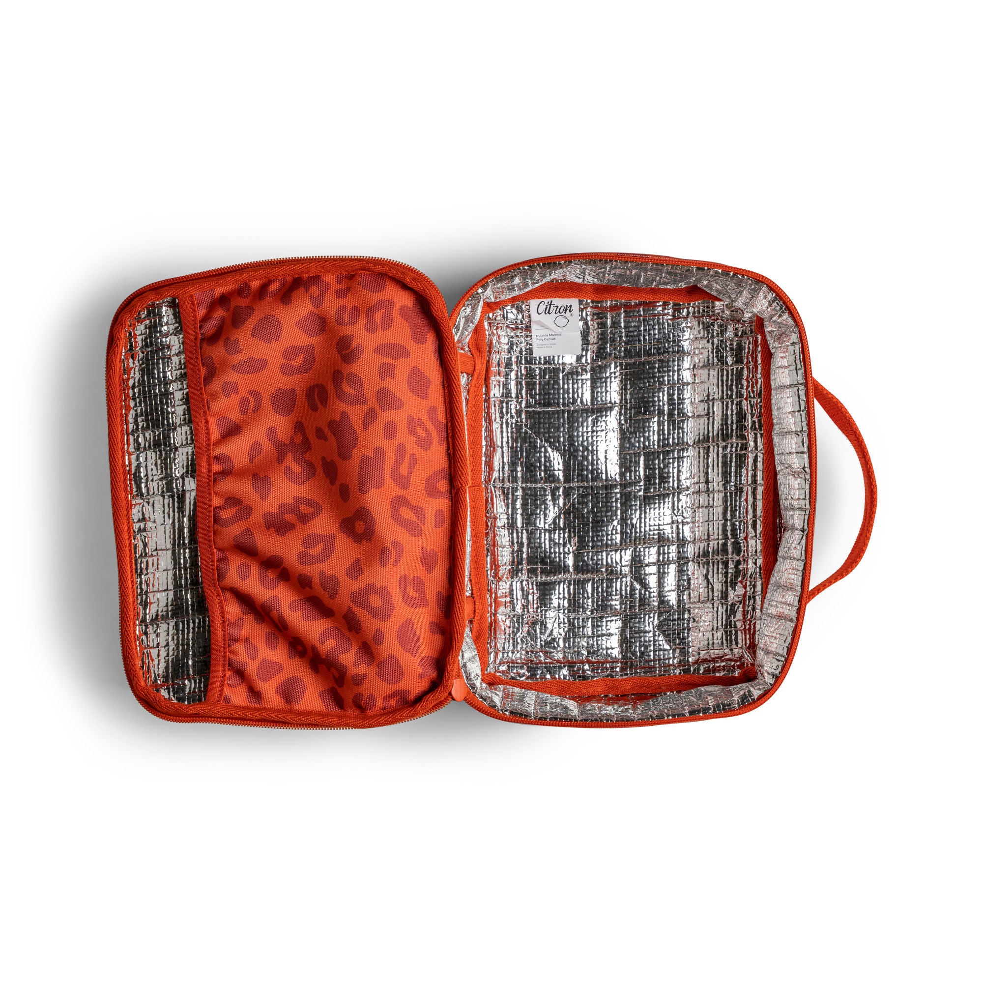 Citron-Insulated Square Lunchbag-Leo