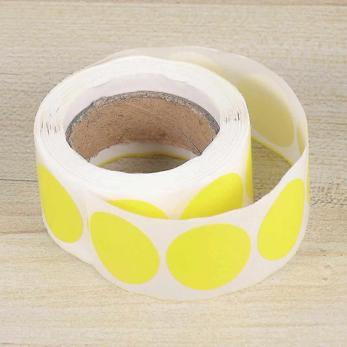 500pcs Per Roll Diy Round Label Adhesive Stickers