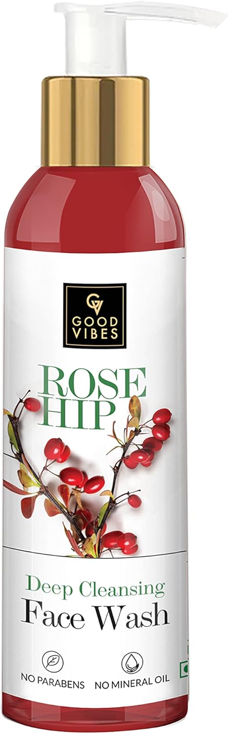 Good Vibes Rosehip Deep Cleansing Face Wash (120 ml)
