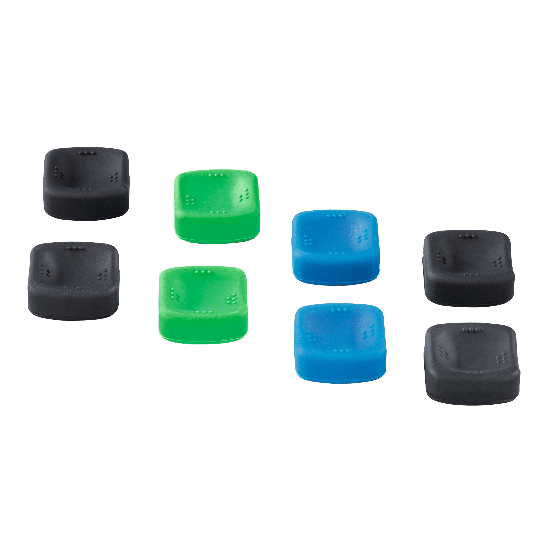Hama 54471 "Square" Control Stick Attach. Kit, 8in1 f. PS4/Xbox One, black/green/blue
