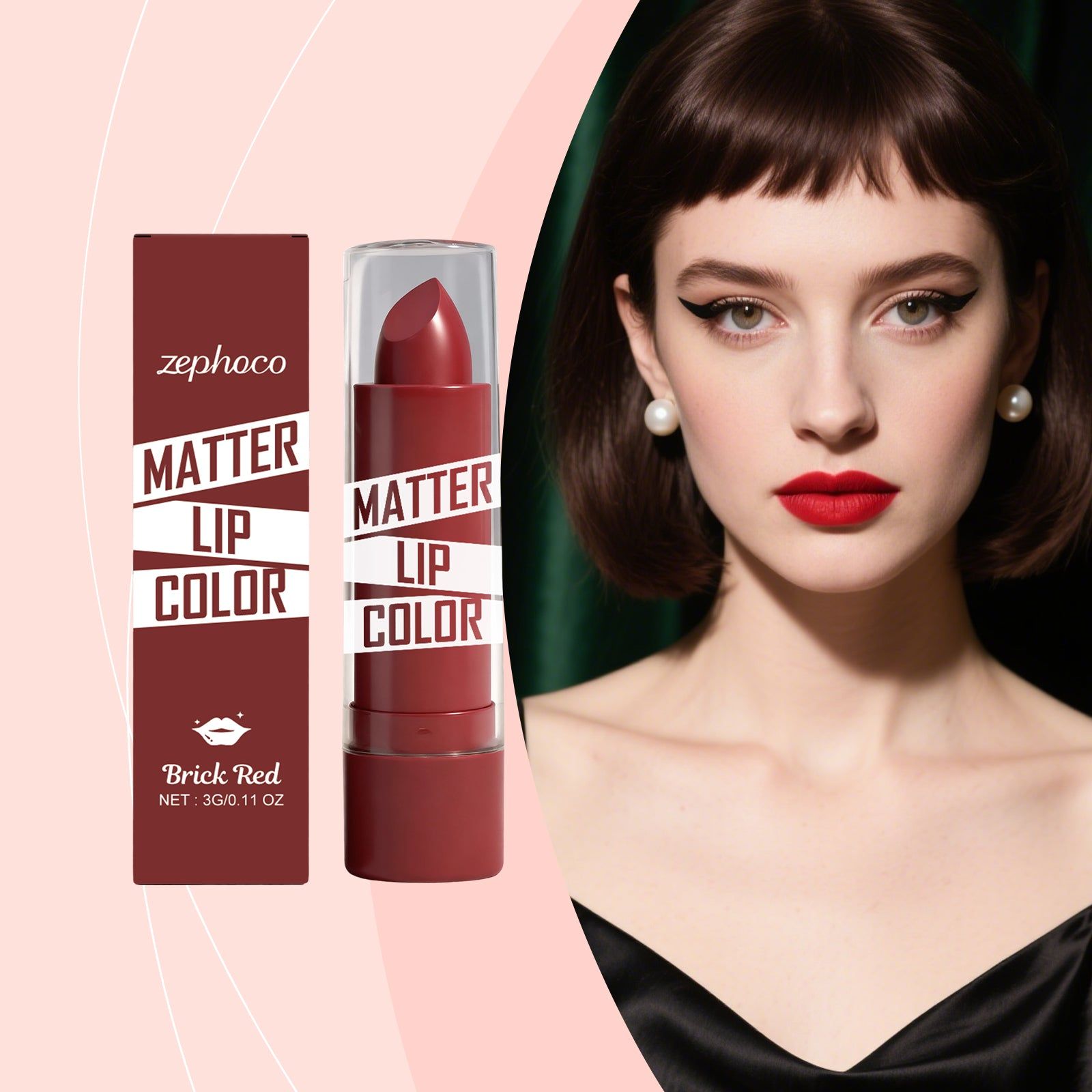 Brighten Your Look with Moisturizing Red Lip Gloss, Nourishing & Long-Lasting ,3g