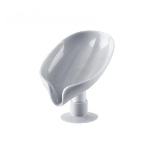 Bar Soap Holder Self Draining Soap Dish with Suction Cup Bathroom Soap Box Tray
