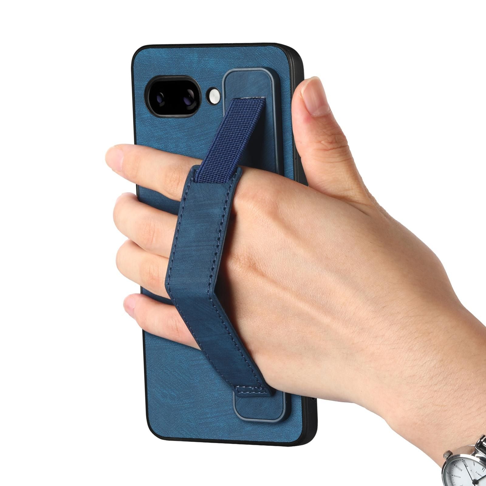 Retro Wristband Leather Case For Google Pixel 9a