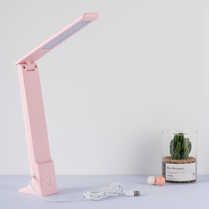 LED Table Lamp Foldable Dimmable Desk Lamp Rechargeable Touch Control Reading Light