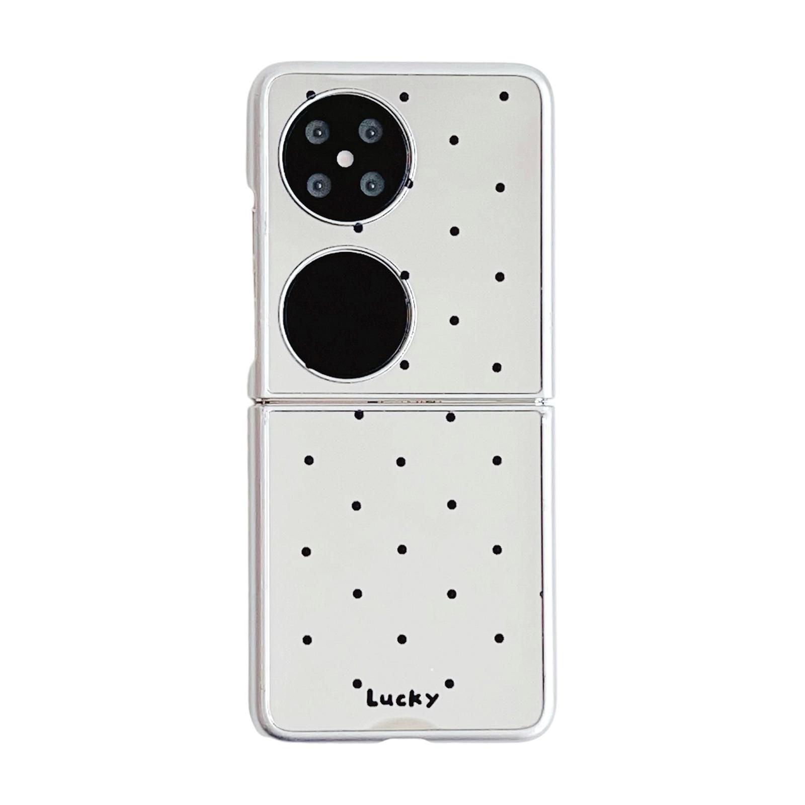 Mirror Polka Dot PC Case For Huawei P50 Pocket