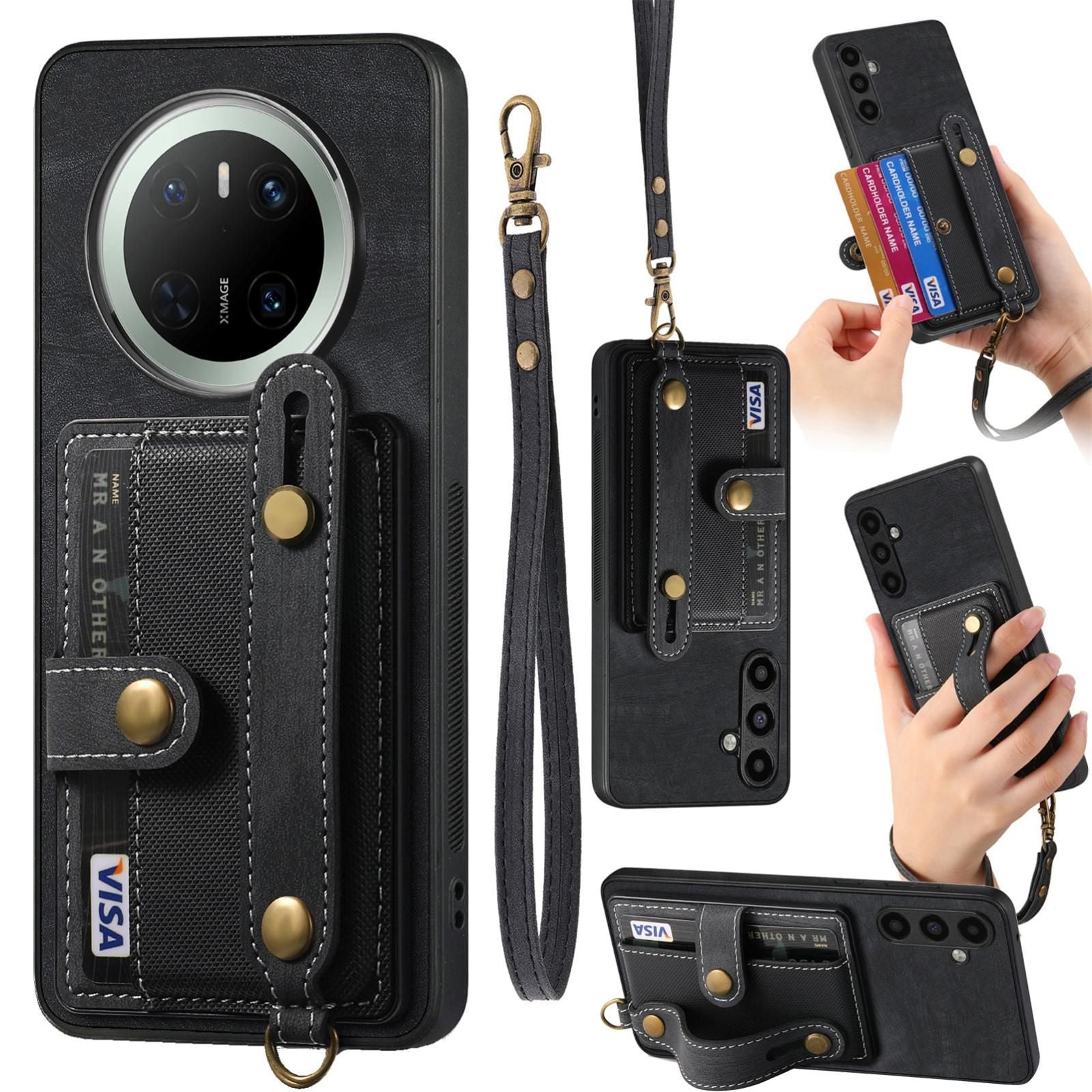 Retro Card Wallet Case For Huawei Mate 70