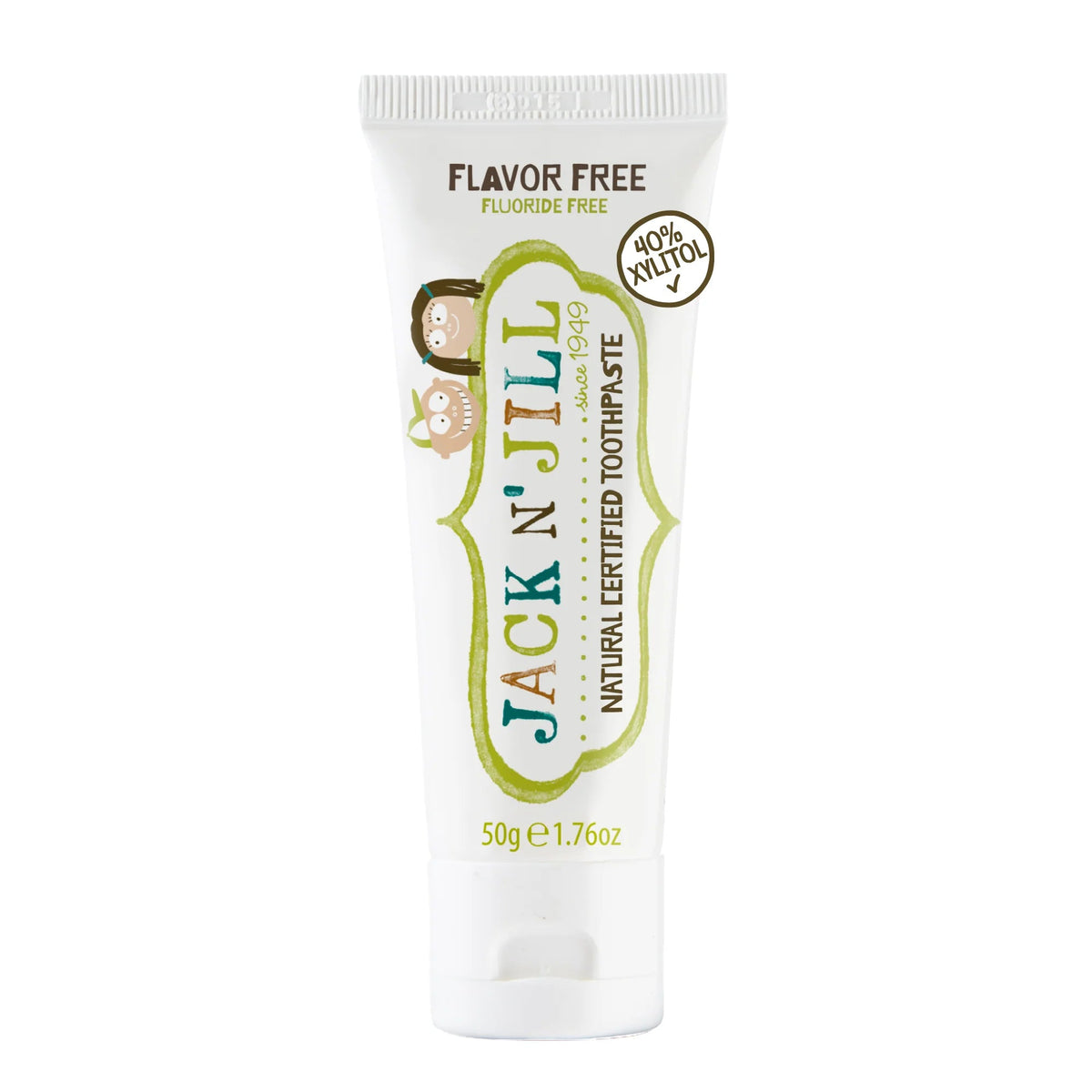 Jack N' Jill Natural Certified Toothpaste - Flavor Free 50g