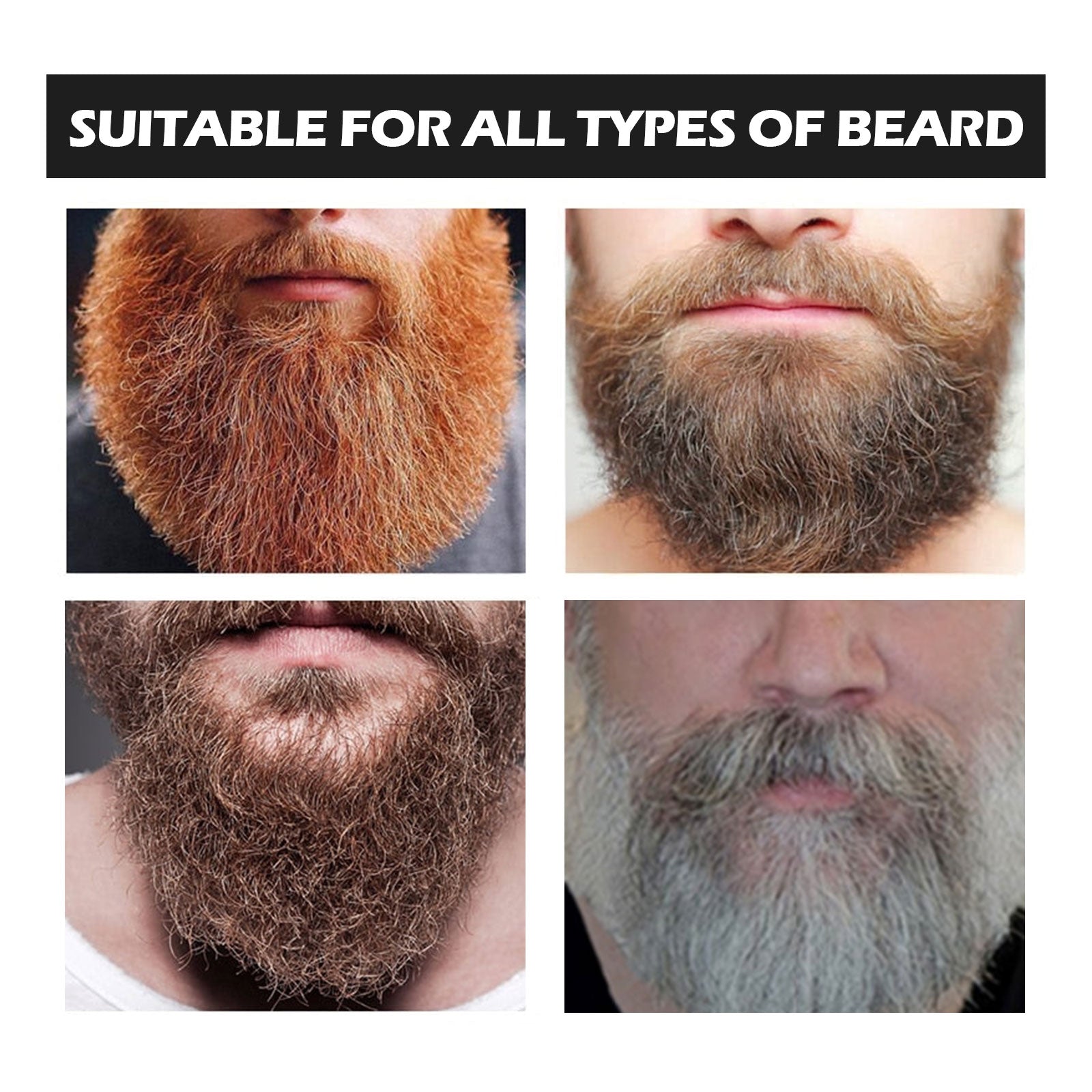 Beard Care, Quick Black Hair Dye, Gray Cover, Men’s Beard & Hair Color Solution ,100ml