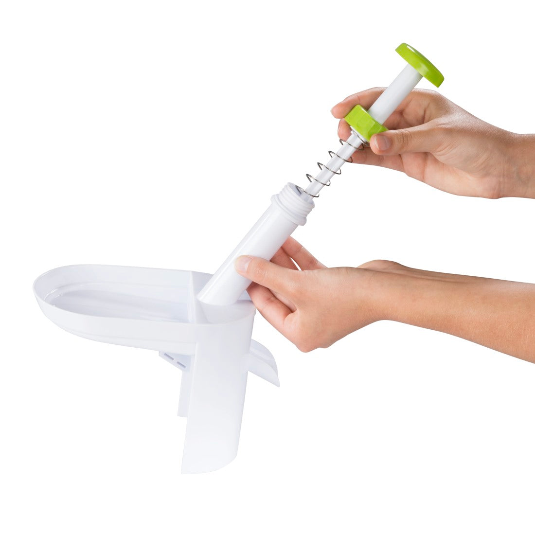 XAVAX 111478 Stone Remover for Cherries and Olives- white/green