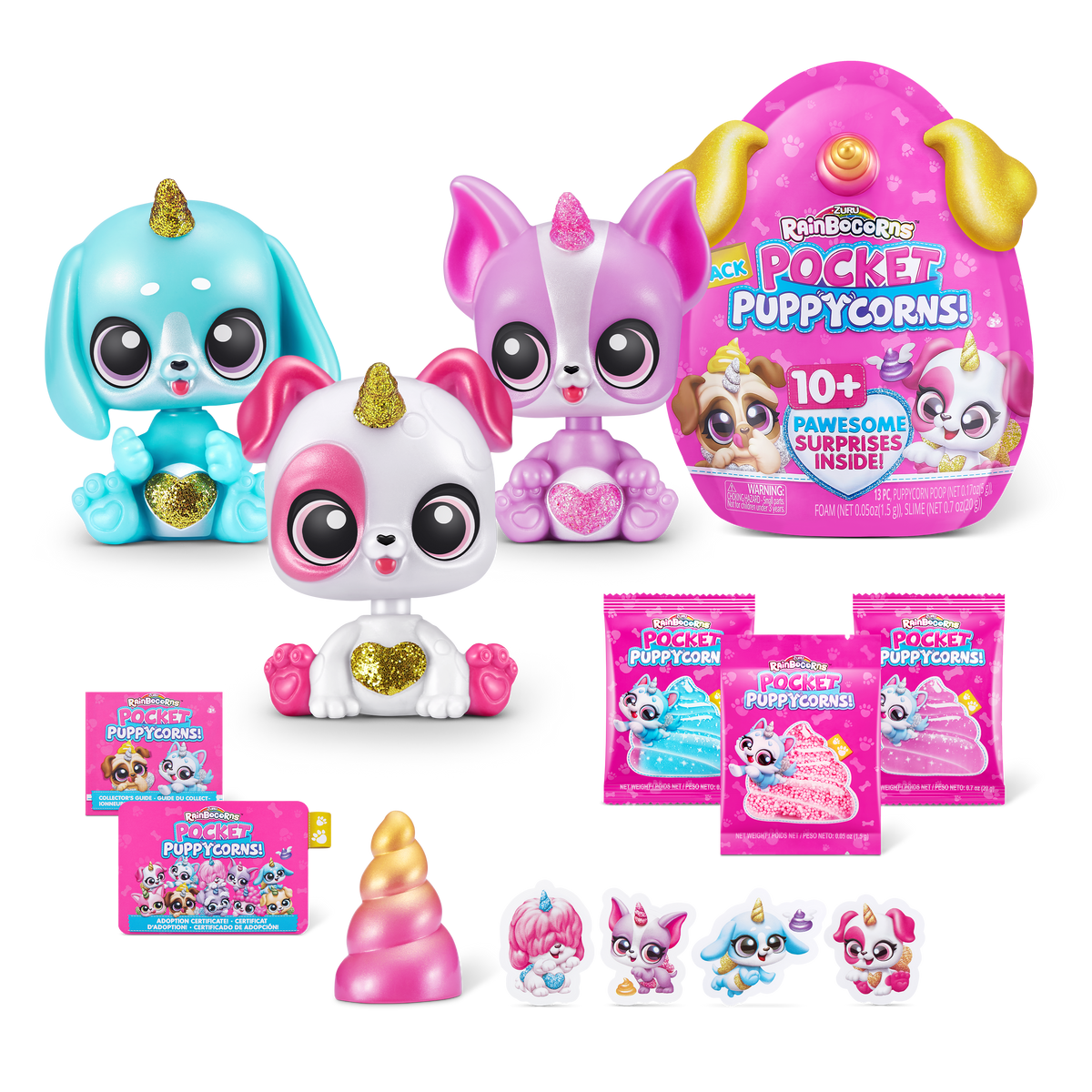 Rainbocorns Pocket Puppycorn Surprise Bobble Head (Large) (S1)