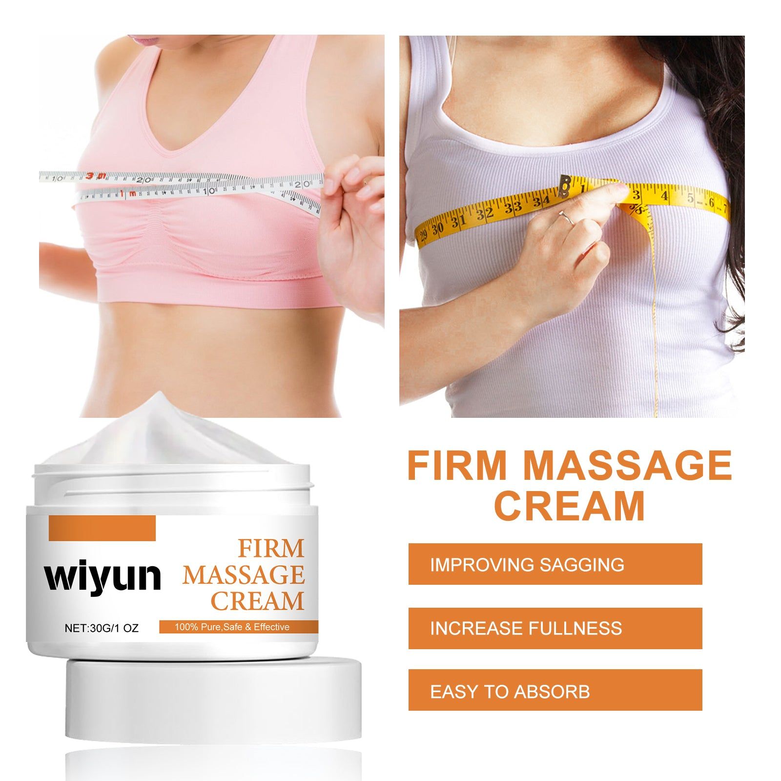 Revitalize Your Chest with Skin Firming Cream, Nourishing, Anti-Sagging, Moisturizing, Natural Plant Extracts ,30g