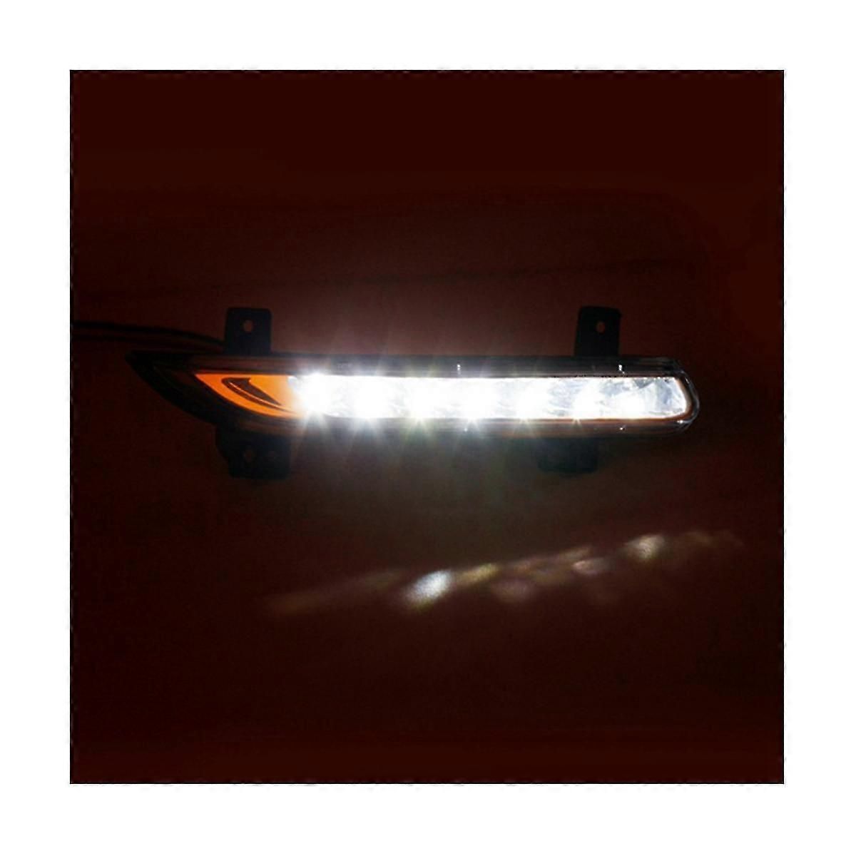 266005976 Front Right Led Drl Fog Light For Fluence 2014+ Auto Driving Lamp Daytime Running Light