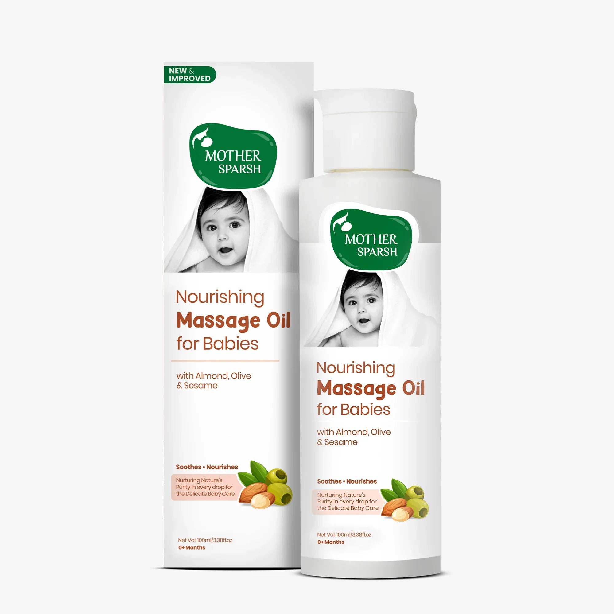 Mother Sparsh – Nourishing Massage Oil for Babies 0+M - 100ml