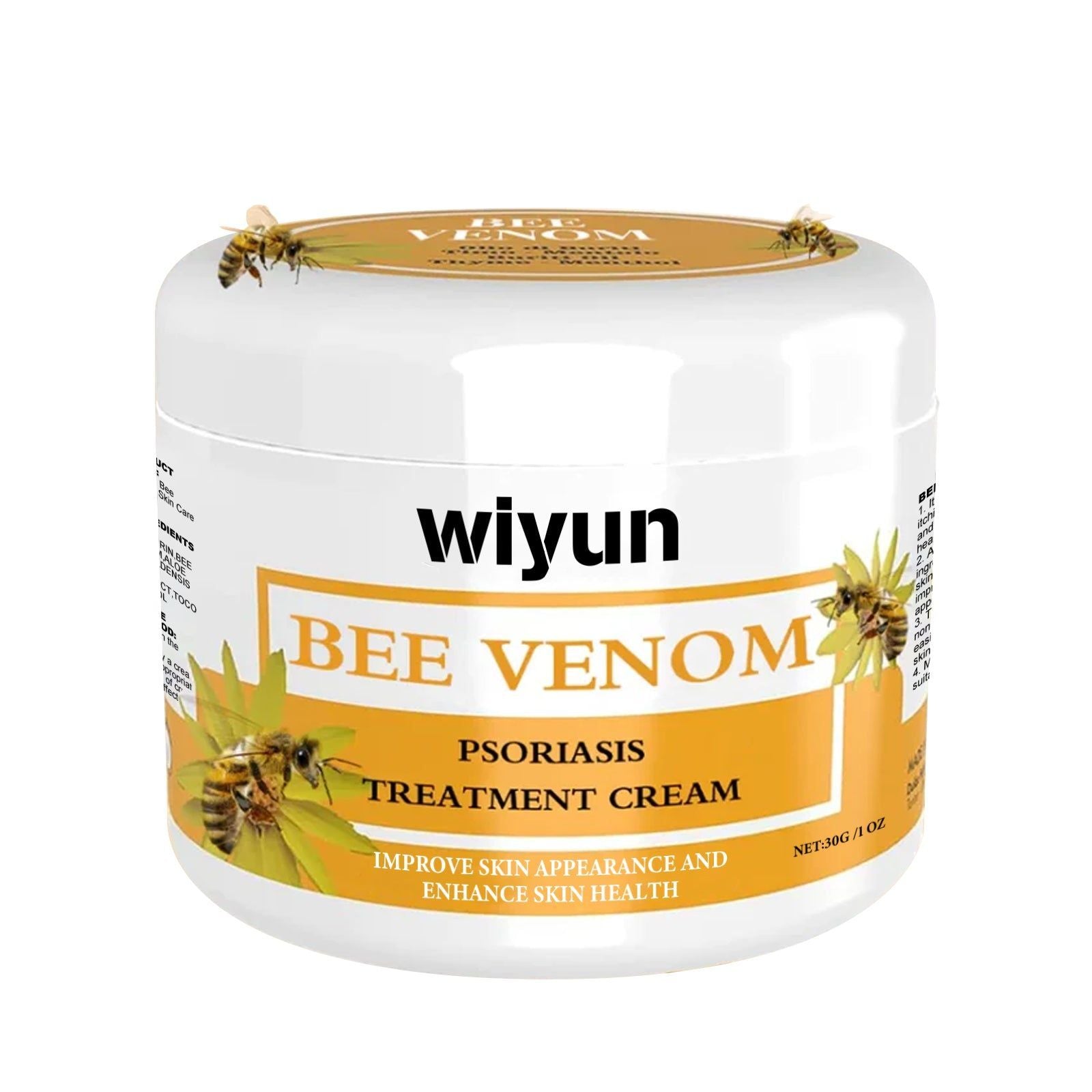 Bee Venom Skin Cream for Repair Smooth Skin, Moisturize, Relieve Itching, Psoriasis Treatment ,30g