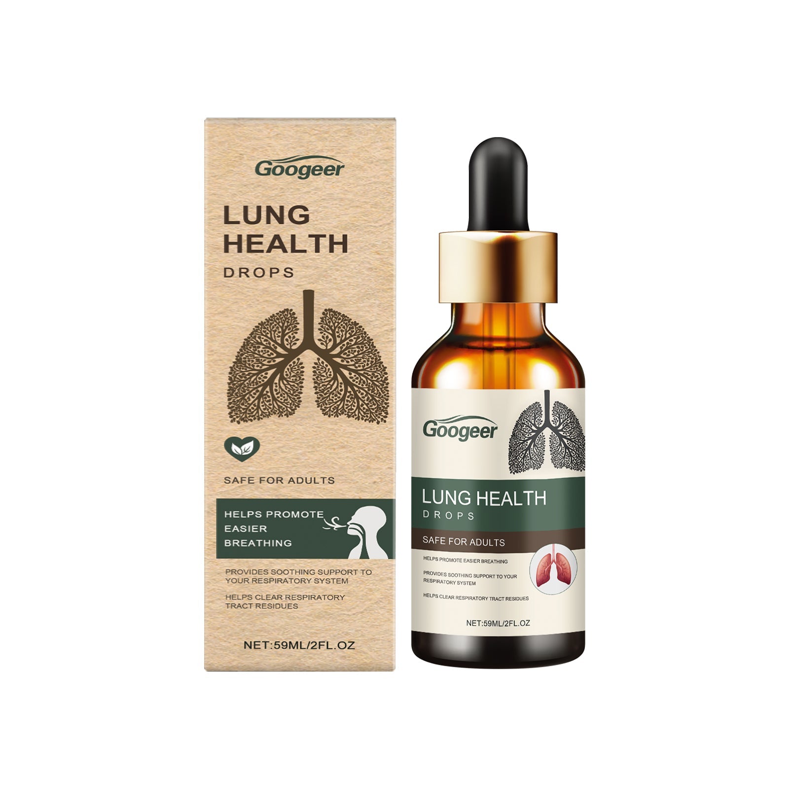 Lung Clearing Supplements, Boost Body Care, Support Lung Health, Immune Boost ,59ml