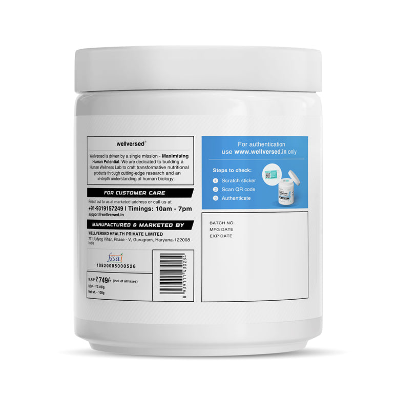 Wellcore Creatine Unflavored 100g