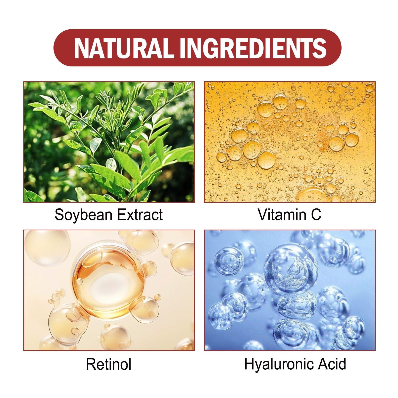 Retinol Collagen Day&Night Lotion, Moisturize Skin, Anti-Aging, Brighten, Firm, Hydrating ,30ml