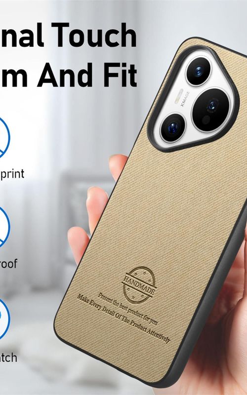 Twill Fabric Leather Phone Case For Huawei Pura 70 Ultra